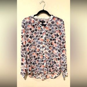 Banana Republic Printed Button Down - Small